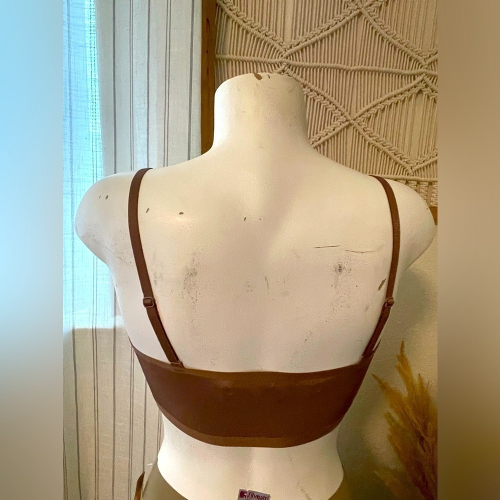 Skims Brown Small Sheer Bandeau - Picture 2 of 5